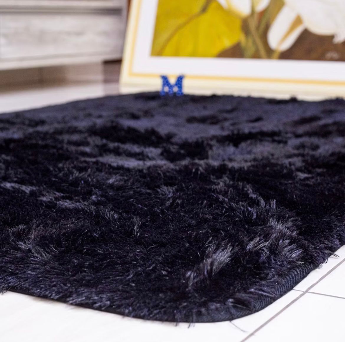 Tapete Peludo 4x3 Metros decoração Shaggy Sala Quarto escritório promoção