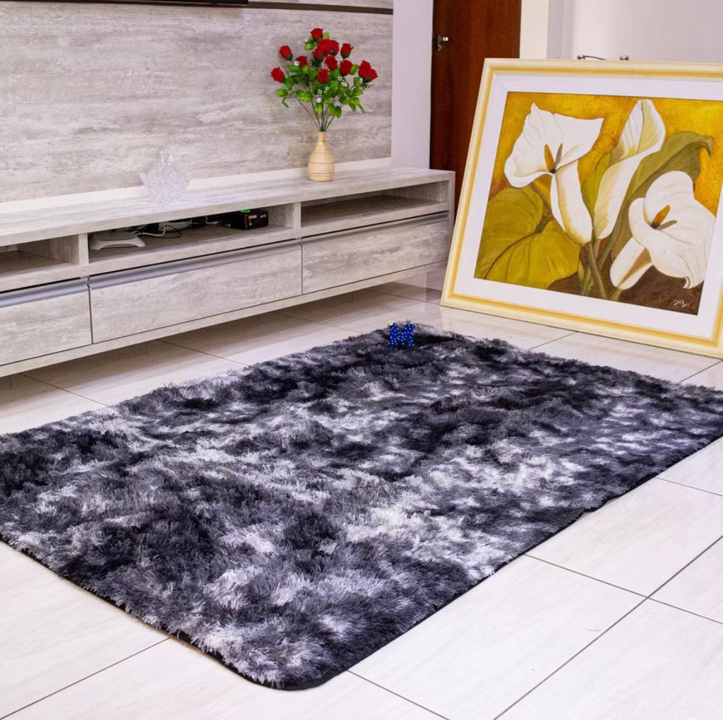Tapete Peludo 4x3 Metros decoração Shaggy Sala Quarto escritório promoção
