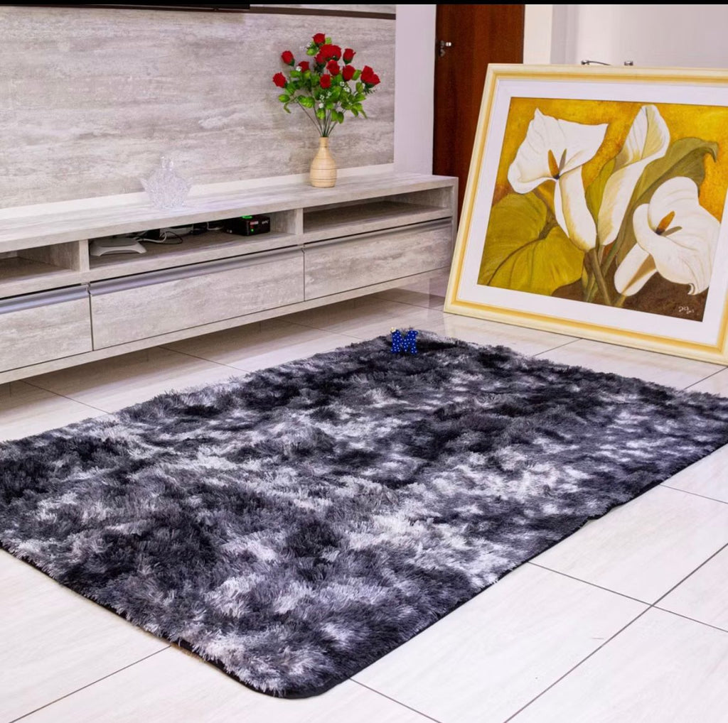 Tapete Peludo 4x3 Metros decoração Shaggy Sala Quarto escritório promoção