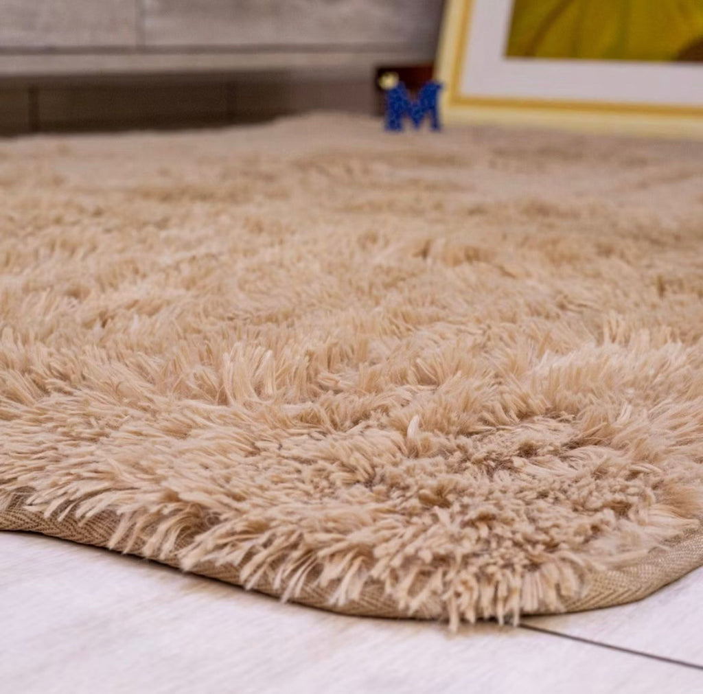Tapete Peludo 4x3 Metros decoração Shaggy Sala Quarto escritório promoção