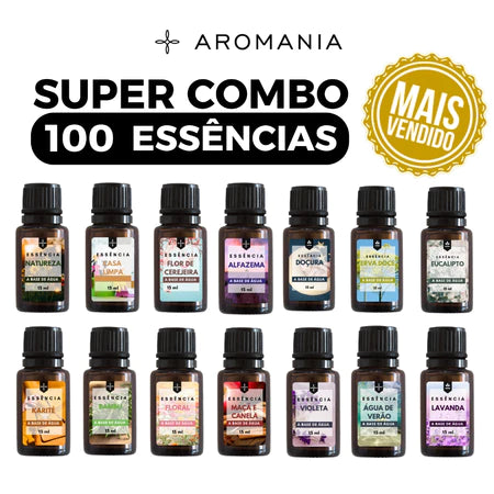 Difusor De Aromas De Óleo Essencial Para Escritório Doméstico De Hotel + Kit 100 Essencias Para Colocar